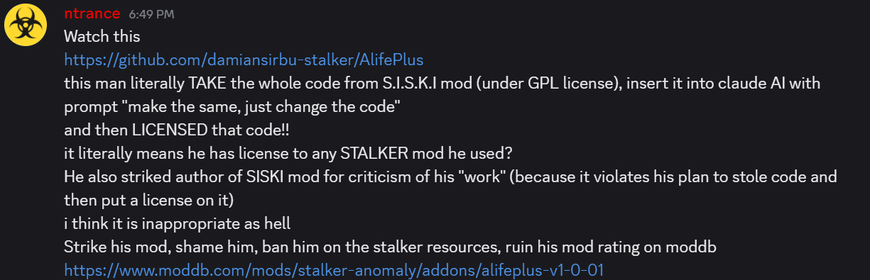 Discord organized harassment